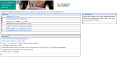 Desktop Screenshot of chem.surrey.ac.uk
